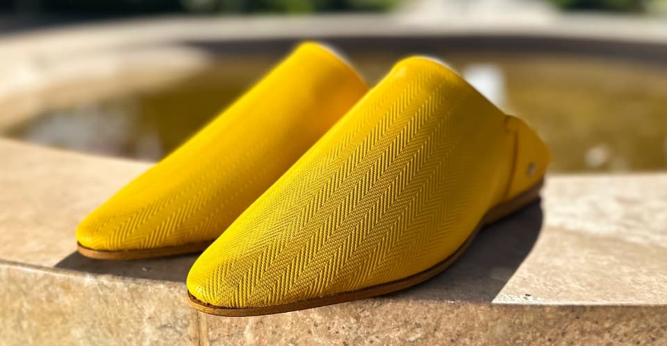 Yellow Benson Shoes slippers